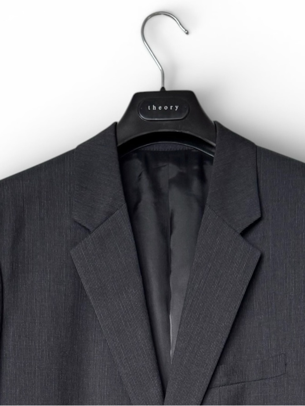 Theory Levanto XYLO 42R Charcoal Gray 100% Wool Blazer Sport Coat NWOT - Picture 11 of 13